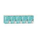Cloversoft Plant-Based Unbleached Bamboo Pocket Tissues 2 Ply 10 X 10 Sheets