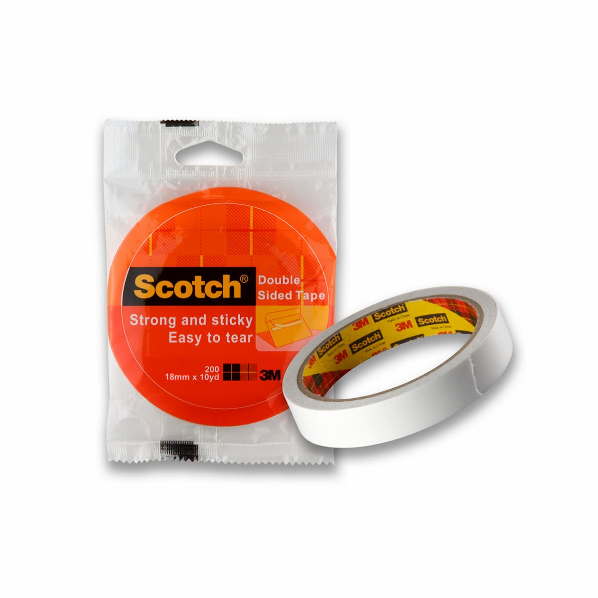 3M Scotch Clear Double Sided Mounting Tape 19 mm x 1.5 m / 19 mm x 4