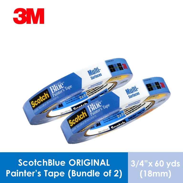 3M Scotch Blue Painter's Tape 18 mm X 60 Yd