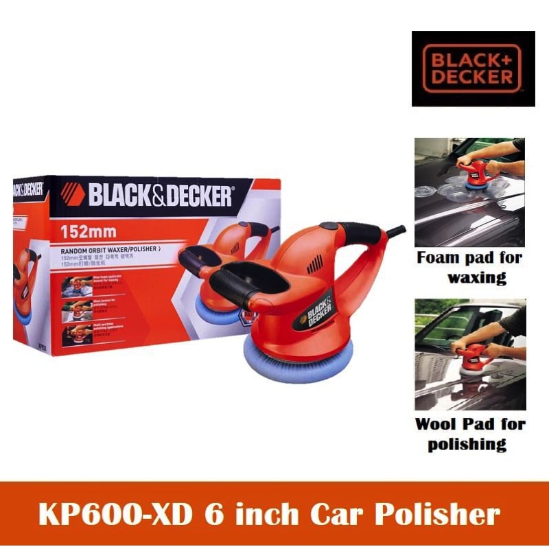 BLACK & DECKER KP600-XD Car Waxer Polisher Machine (WP900)
