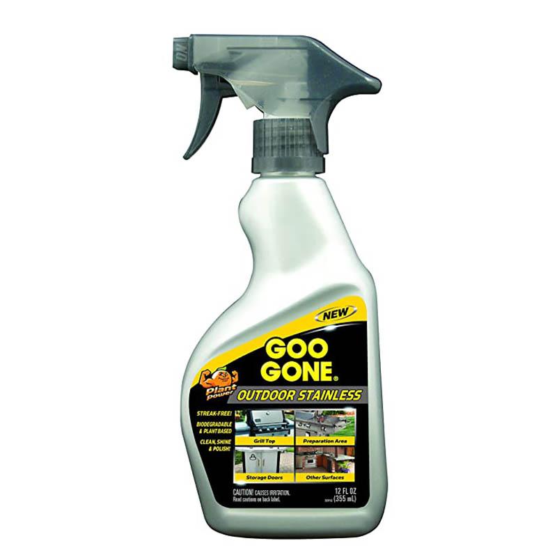 Goo Gone Outdoor Stainless Steel Cleaner, 12 Oz