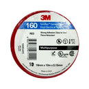3M Temflex 160 General Use Vinyl Electrical Tape 18MM X 10M, Pack Of 10