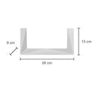 3M Command Shelf 17699, White, Lifestyle Series