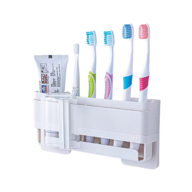 3M Command Toothbrush & Toothpaste Holder 17721 Up to 3kg, Water Resistant