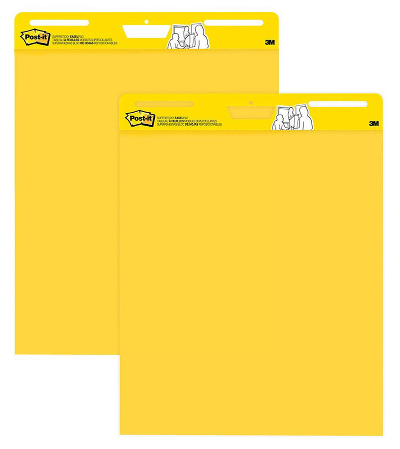 3M Post-it Super Sticky Yellow Easel Pad 559YWSS, 25" x 30", 1 Pad, 25 Sheets