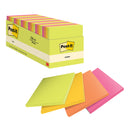 3M Post-it Assorted Colours Cabinet Pack Sticky Note 3x3 inch, 654-24ASST-CP, 24 Pads 100 Sheets/Pad