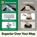 3M Scotch Brite Compact Hands-Free Flat Mop with Bucket