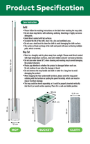 3M Scotch Brite Compact Hands-Free Flat Mop with Bucket