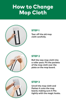 3M Scotch Brite Compact Hands-Free Flat Mop with Bucket