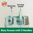 3M Scotch Brite Compact Hands-Free Flat Mop with Bucket