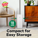 3M Scotch Brite Compact Hands-Free Flat Mop with Bucket