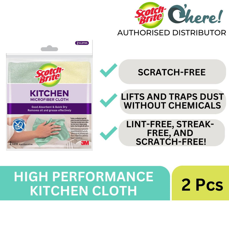3M Scotchbrite Kitchen Cloth 2 Pcs