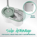 3M Scotch Brite Dual Wash Spin Mop Bucket With Microfibre Mop NT7