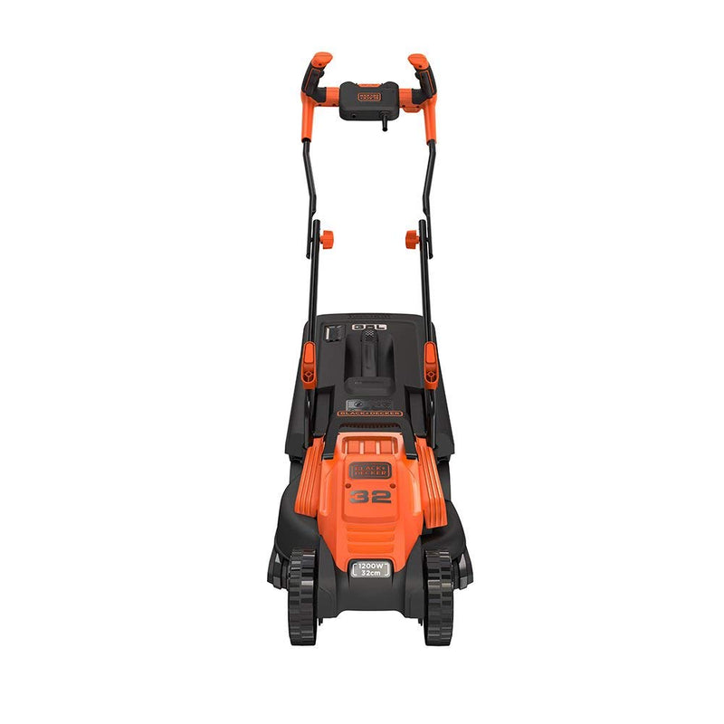 Black & Decker Lawnmower Corded 1200W, Cutting Width 32cm, BEMW451BH-XD