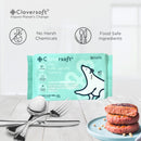 Cloversoft Unbleached Bamboo 99.9% Antibacterial Organic Wipes 40 Sheets