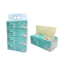 Cloversoft Plant-Based Unbleached Bamboo Tissues 3 Ply 4 X 130 Sheets