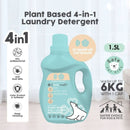 Cloversoft Plant Based 4in1 Anti Dust Mite Laundry Detergent 1.5L