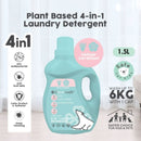 Cloversoft Plant Based 4in1 Anti Dust Mite Laundry Detergent 1.5L