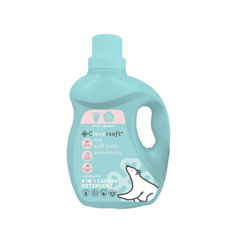 Cloversoft Plant Based 4in1 Anti Dust Mite Laundry Detergent 1.5L