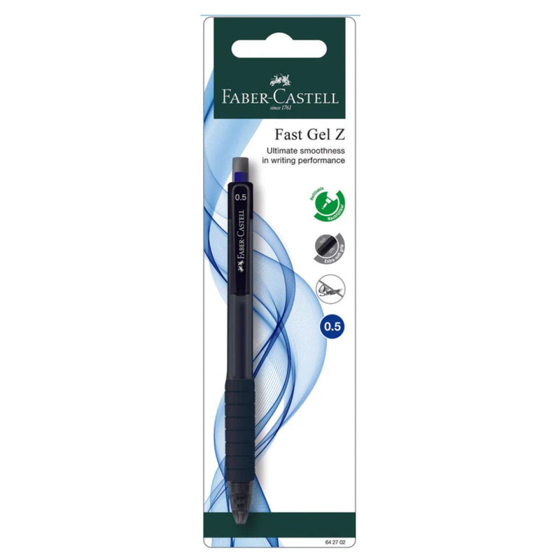 Faber-Castell Fast Gel-Z Extraordinary Smooth Gel Pen 0.5mm in Red/Blue/Black