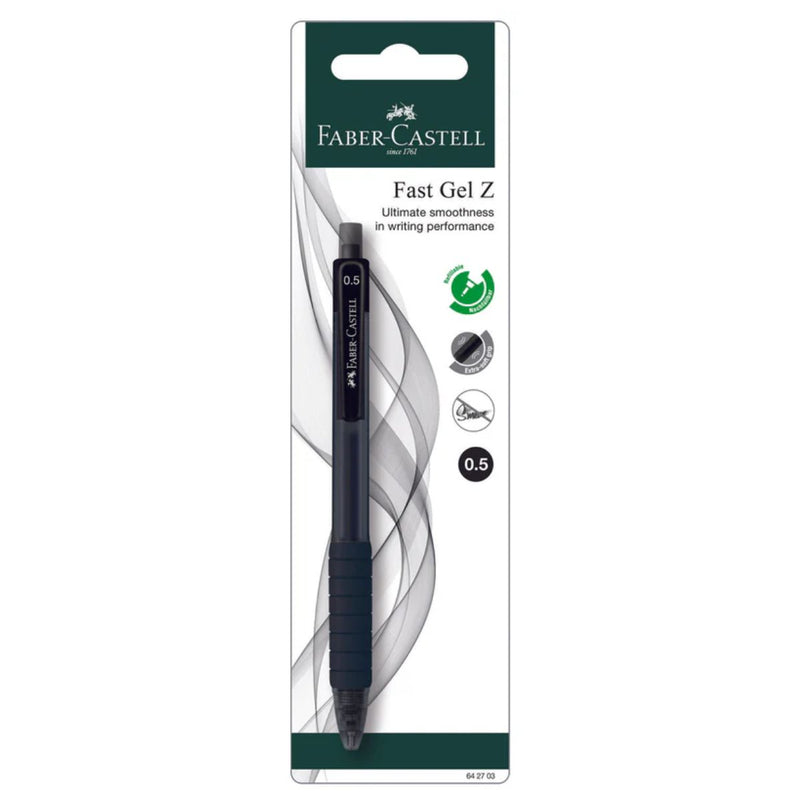 Faber-Castell Fast Gel-Z Extraordinary Smooth Gel Pen 0.5mm in Red/Blue/Black