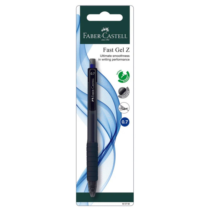 Faber-Castell Fast Gel-Z Extraordinary Smooth Gel Pen 0.7mm in Red/Blue/Black.