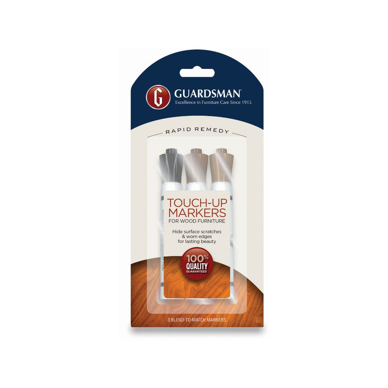 Guardsman Wood Touch-Up Markers, 3 colours/ Pack