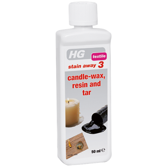 HG Stain Away No.3 Removes Candle Wax, Tar and Resin Stains from Fabric