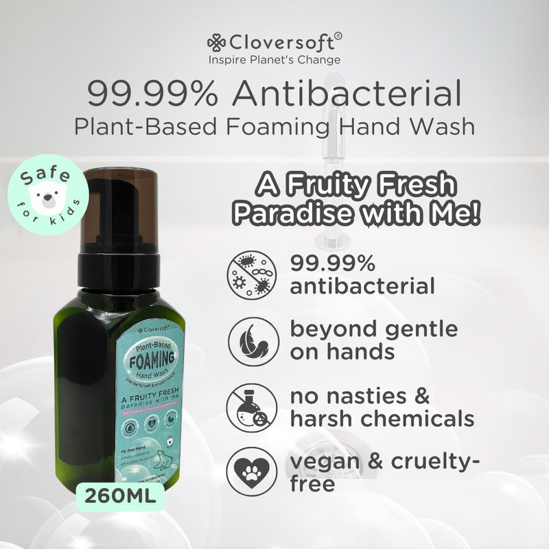 Cloversoft 99.99% Antibacterial Foaming Handwash 260ml