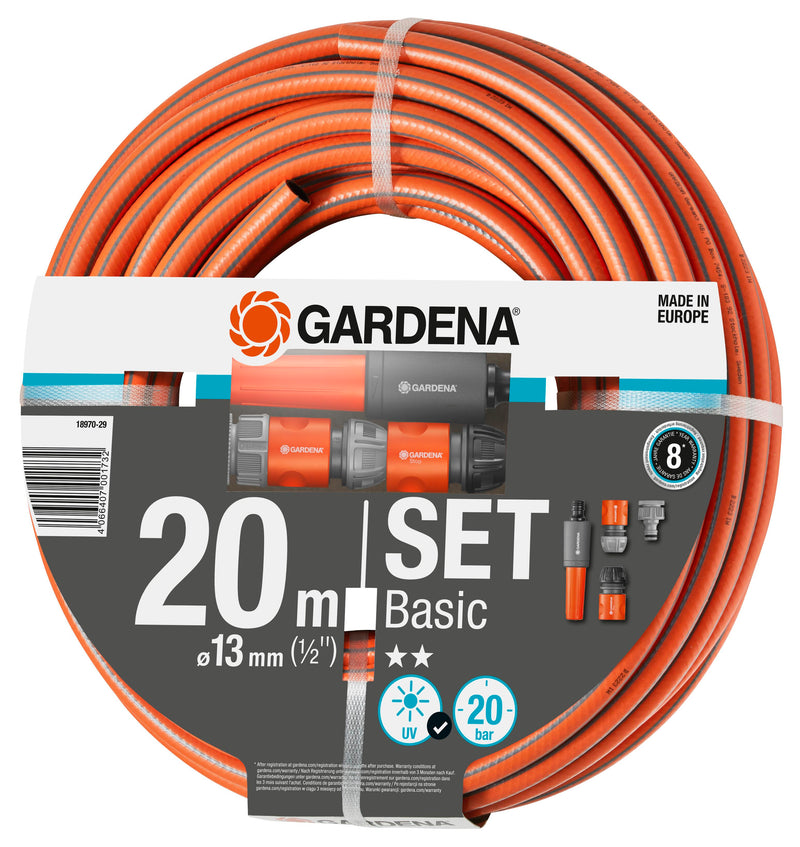 Gardena Basic Hose Set 13 mm (1/2"), 20 m