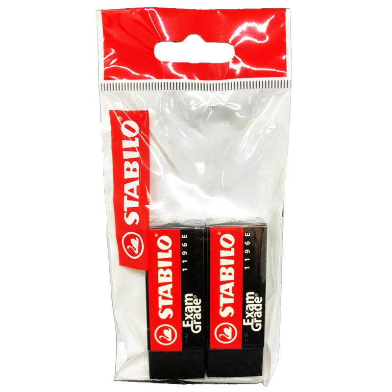 Stabilo Exam Grade Erasers Large, Pack of 2