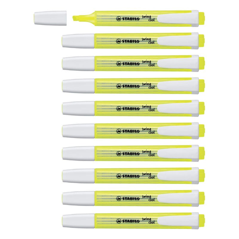Stabilo Swing Cool Highlighters, Pack of 10