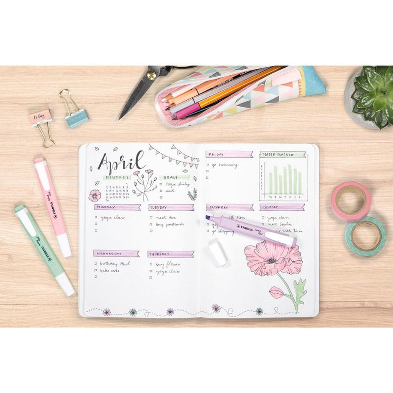 Stabilo Wallet Swing Cool Pastel Highlighter - Set of 4