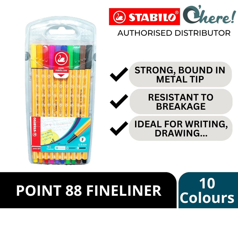 Stabilo Fineliner Point 88 - Assorted Colors
