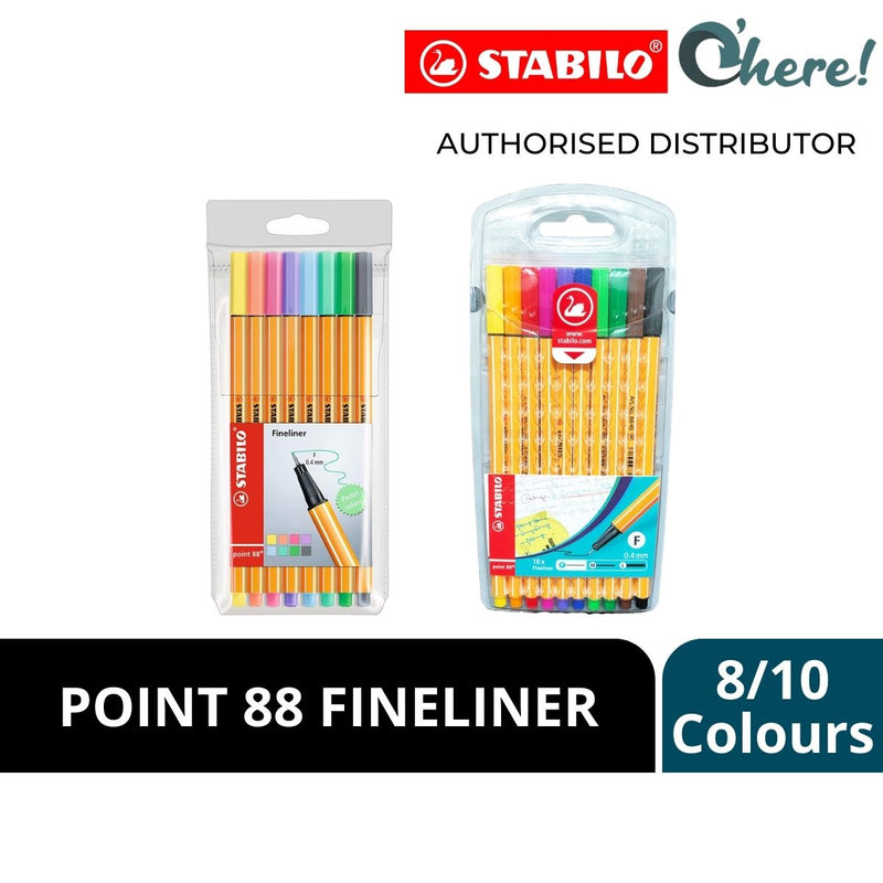 Stabilo Fineliner Point 88 - Assorted Colors
