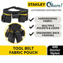 Stanley Tool Belt Pouch with Multi-Pockets Storage Organiser 1-96-178
