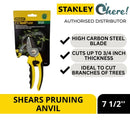 Stanley Pruning Shears Anvil 7.5 Inches