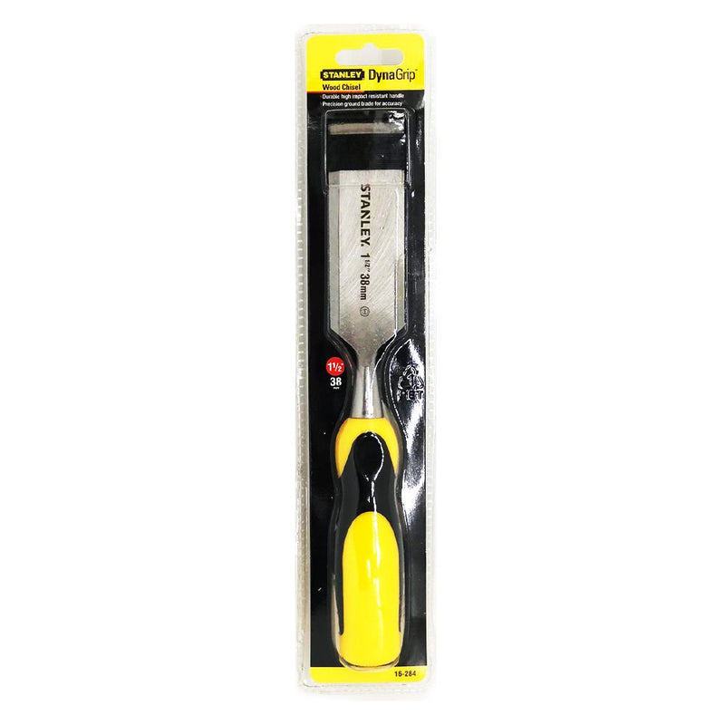 Stanley Dynagrip Wood Chisel Size in 6mm,10mm,12mm,16mm,18mm,22mm,25mm,32mm,38mm