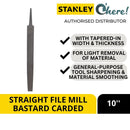 Stanley Straight File Mill Bastard 10 inches