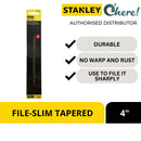 Stanley 22-304 File-Slim Tapered 4In