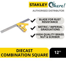 Stanley Diecast Combination Square 12 inches