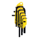 Stanley 69-252 8Pcs Hex Key Set Short Arm Imperial, 1/16 - 1/4in