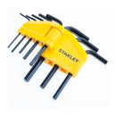Stanley 69-252 8Pcs Hex Key Set Short Arm Imperial, 1/16 - 1/4in
