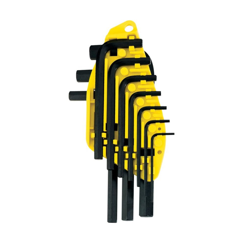 Stanley Hex Key 10 Pcs Short Arm Set 1/16"-3/8"