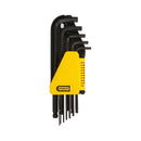 Stanley 69-257 Hex Key Set Long Arm Imperial With Ball Head 12 Pcs