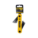 Stanley 69-259 Hex Key Set Folding Imperial 9 Pcs, 5/64″ - 1/4″