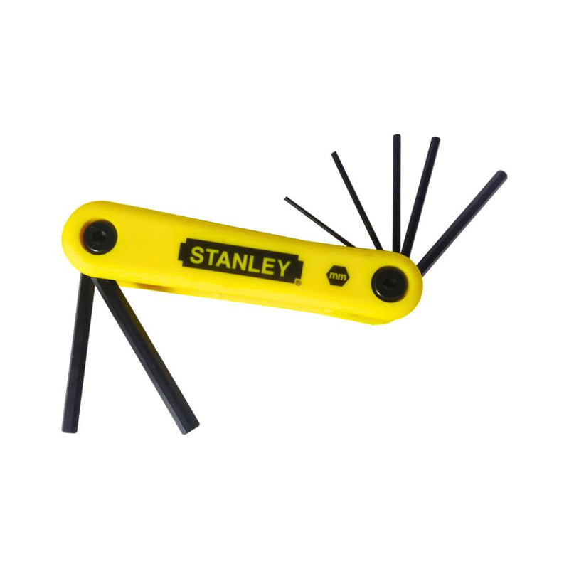 Stanley Hex Key 7 Pcs Metric Folding Set 1.5-6mm