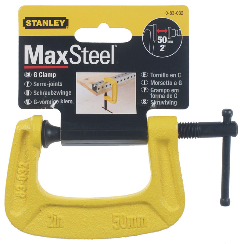 Stanley C-Clamp Max Steel 2"/4"