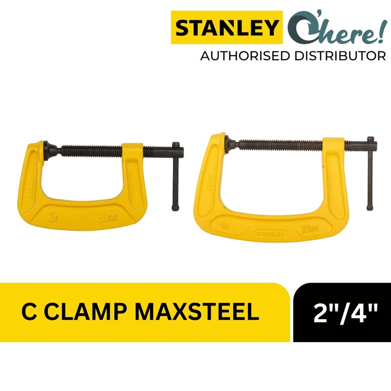 Stanley C-Clamp Max Steel 2"/4"