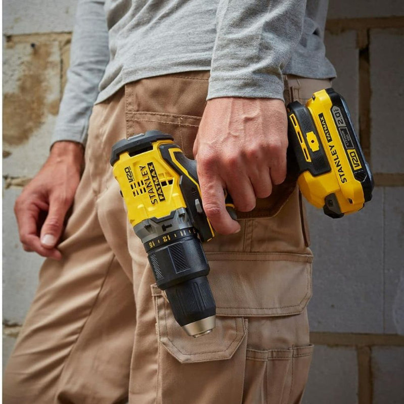 Stanley 20V 13mm Brushless Cordless Hammer Drill SBD715D2K-B1